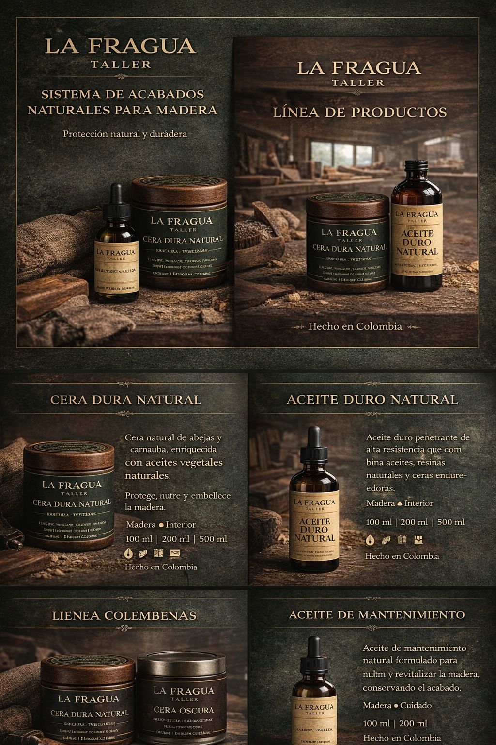 Aceite de mantenimiento y Aceite duro